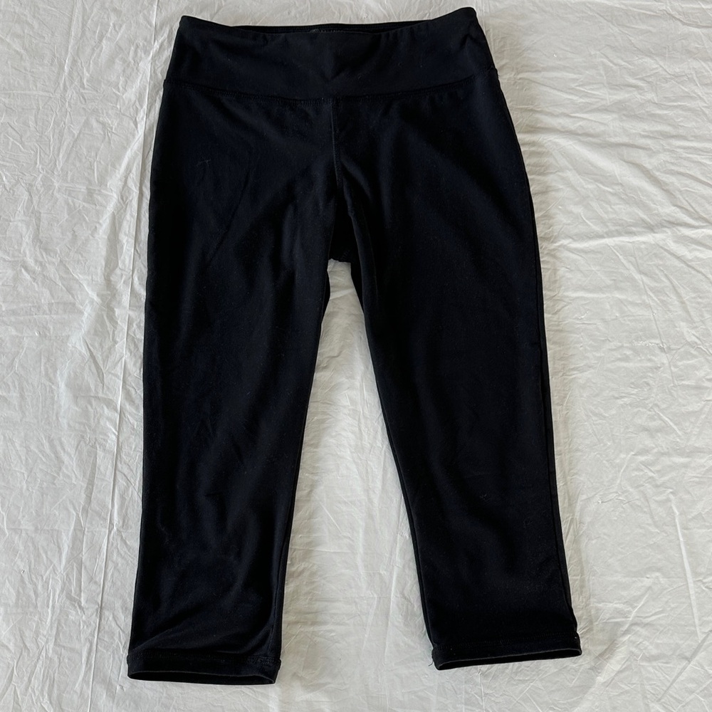 Black Active Crop Leggings